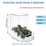 Load image into Gallery viewer, Laundry Pods Container, Acrylic Candy Dispenser with 2 Lid, Dishwasher Pod Holder [Customizable]]
